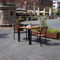 Cafebord Bra, brun