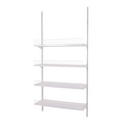 Vægfag CP25, 1 fag m. 4 trådhylder