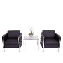 Stolesæt 2x1 pers + lille bord