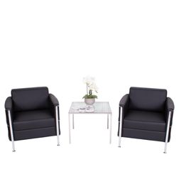 Stolesæt 2x1 pers + lille bord