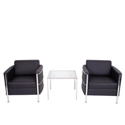 Stolesæt 2x1 pers + lille bord