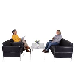 Sofasæt Boston 2x1 pers + 1x3 pers + stort bord