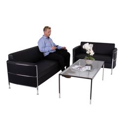 Sofasæt Boston 1x2 pers + 1x3 pers + stort bord