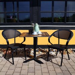 Cafebord Bellini 70x70 cm, m. vip, egelook