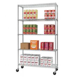 Trådreol Wirefix 46x91x180 h cm