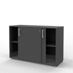 Skydedørsskab Jive med 4 rum