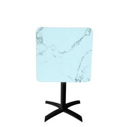 Cafebord Farnese, 70x70 cm, m. vip, marmorlook