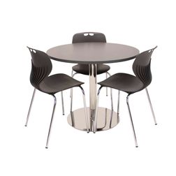 Kantin-/mødesæt Van Doren m. 3 stole