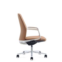 Kontorstol ELC Core læder medium brun