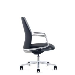 Kontorstol ELC Core læder medium sort