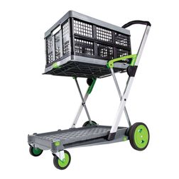 Clax transportvogn m. 2 hylder