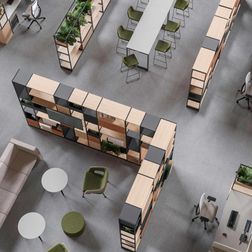 Reol med 14 rum COMBUS