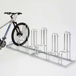 Cykelstativ med 4 høje bøjler