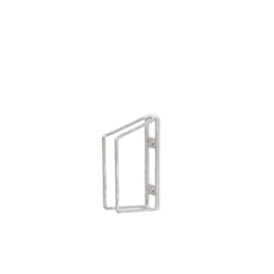 Cykelstativ med 1 bøjle til væg, lige