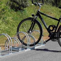 Cykelstativ med 4 bøjler