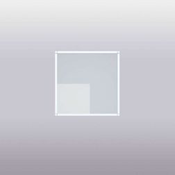 Square reol 6 D42 1 rum, hvid