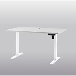 Hæve sænkebord hvid 70x140