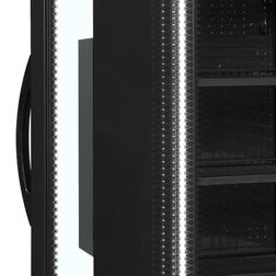 Display køleskab Tefcold CEV425 med venstrehængt dør, sort