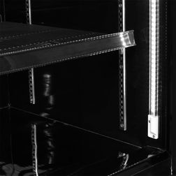 Display køleskab Tefcold Atom Maxi C3DBB, sort