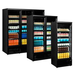 Display køleskab Tefcold Atom Maxi C3DBB, sort