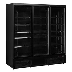 Display køleskab Tefcold Atom Maxi C3DBB, sort