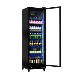 Display køleskab INLUX INSC-380FC, sort