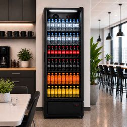 Displaykøleskab INLUX INSD-380BC sort