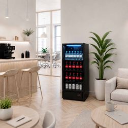 Displaykøleskab INLUX INSD-240BC sort