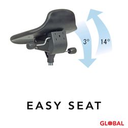 Sadelstol Dalton Høj EasySeat