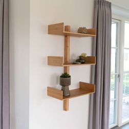 Væghylde Amalfi 3 hylder, bambus