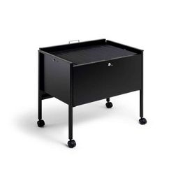 A4-hængemappe vogn m/låg, sort