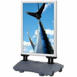 Gadeskilt Wind-Sign Budget 70x100 cm, alu