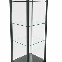 Glasvitrine Diamond 4L, m. lys