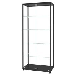 Glasvitrine Diamond 8, sort