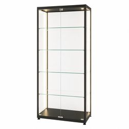 Glasvitrine Diamond 8L, m. lys