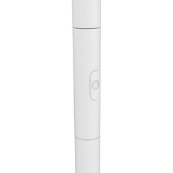 Gulvlampe Baly Bamboo LED, hvid