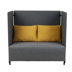 Højrygget sofa, Marena, Antracit