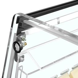 Sort impulskøler Tefcold PDC126 VS SL LED