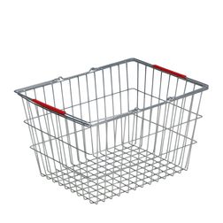 Indkøbskurv i tråd 20 L, elforzinket