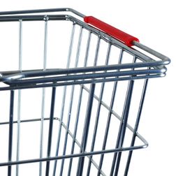 Indkøbskurv i tråd 20 L, elforzinket