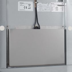 Lagerfryseskab Tefcold RF505, rustfri stål