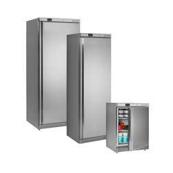 Lagerkøleskab Tefcold UR400X1, rustfri stål