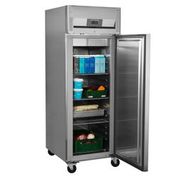 Lagerkøleskab Tefcold RK710X1, rustfri stål