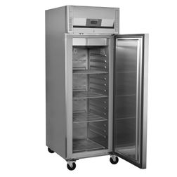 Lagerkøleskab Tefcold RK710X1, rustfri stål