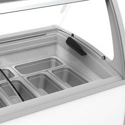 Isdisk Scandomestic SIC9WB, hvid