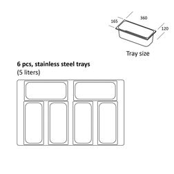 Isdisk Scandomestic SIC6WB, hvid