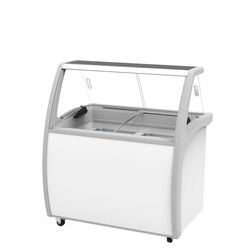 Isdisk Scandomestic SIC6WB, hvid