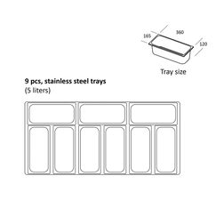 Isdisk Scandomestic SIC9WB, hvid