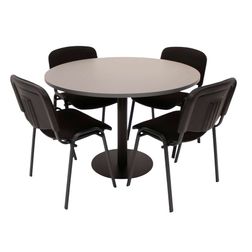 Kantine-/mødesæt Van Doren m. 4 stole