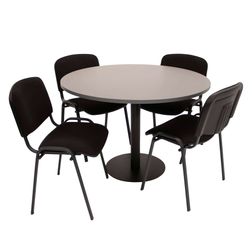 Kantine-/mødesæt Van Doren m. 4 stole